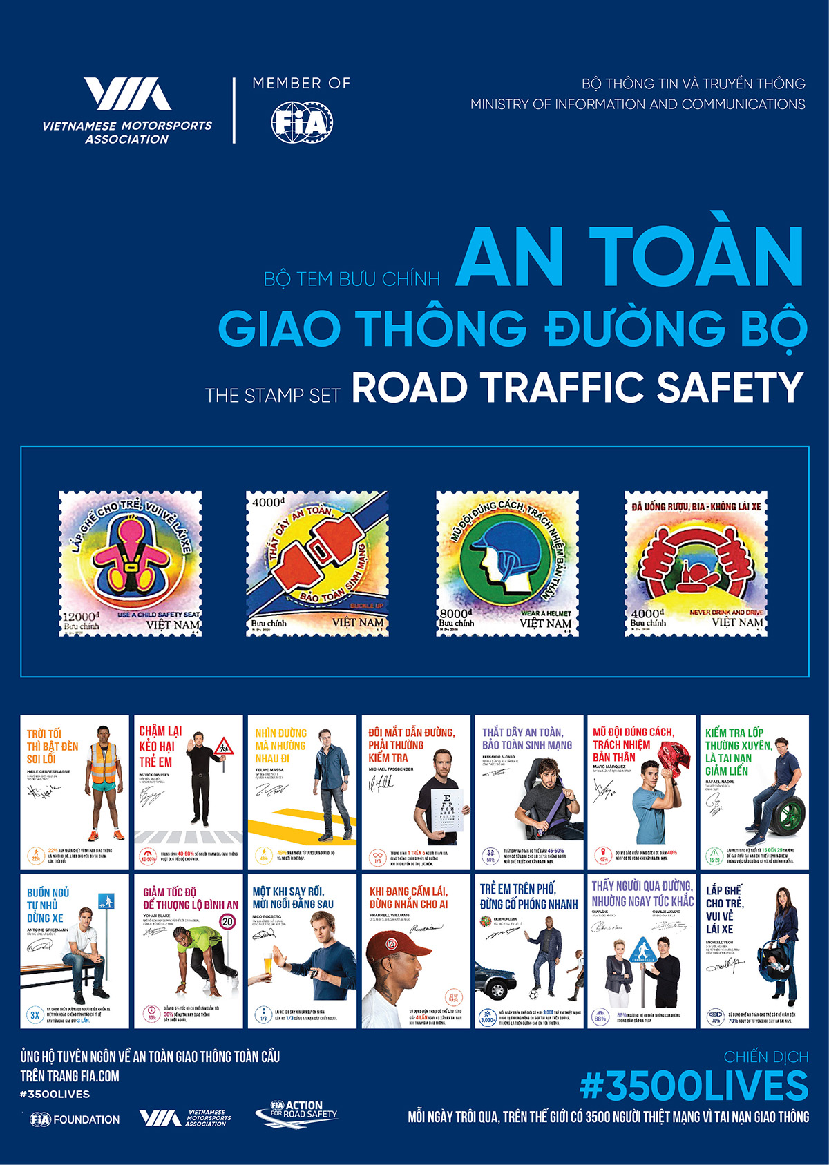 The Stamp Set Road Traffic Safety